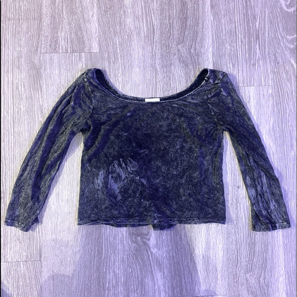 Washed-Out Black long sleeve